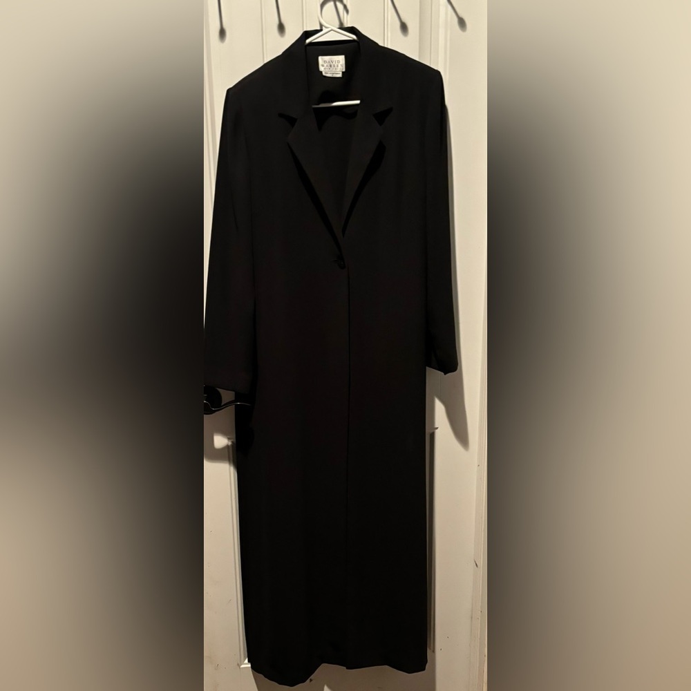 David Warren women’s size 10 long over coat